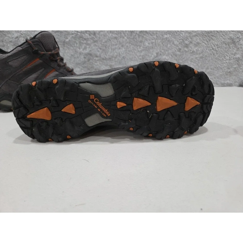 Columbia North Plains Men's YM1016-009 Brown Mid Waterproof Hiking Trail Sz 10.5